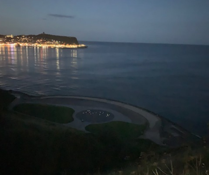 The Star disk at night