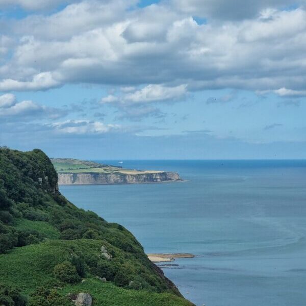 A view across the water at Ravenscar