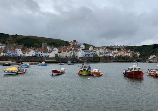 The harbour at Staithes The harbour at Staithes