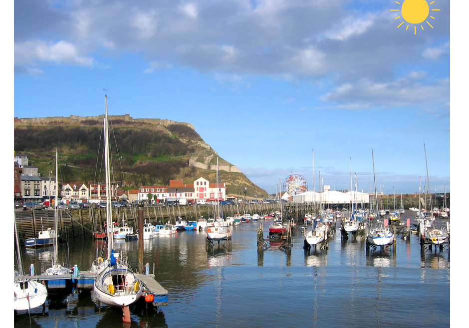 the harbour Winter walks around Scarborough